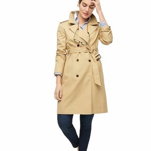 J. Crew Collection Classic Trench Coat Khaki 12
